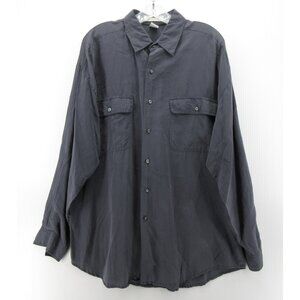 High Advantage Shirt Small Medium Silk Button Up Y2K Flaps Safari Field